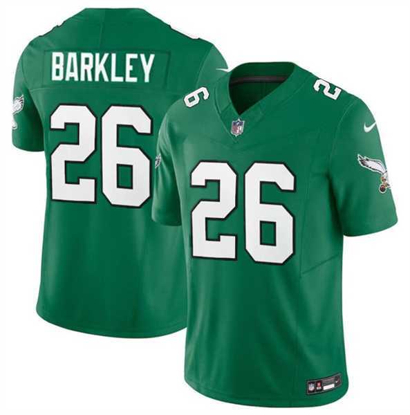 Men & Women & Youth Philadelphia Eagles #26 Saquon Barkley Green 2023 F.U.S.E. Vapor Untouchable Limited Throwback Jersey,We sell and wholesale Men & Women & Youth Philadelphia Eagles #26 Saquon Barkley Green 2023 F.U.S.E. Vapor Untouchable Limited Throwback Jersey on line form chian!